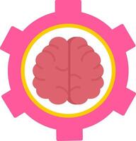 Brain Functions Flat Icon vector