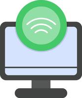 Internet Access Flat Icon vector