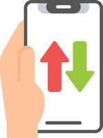 Sharing Flat Icon vector