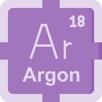 Argon Flat Icon vector