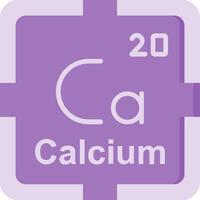 Calcium Flat Icon vector