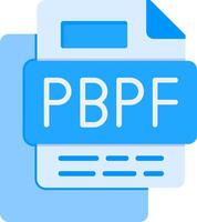 Ppt Business Presentation File Flat Icon vector