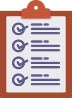 Checklist Flat Icon vector