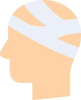 Head Flat Icon vector