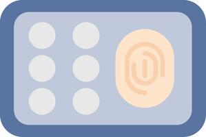 Password Flat Icon vector