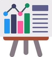 Presentation Flat Icon vector