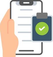 Check List Flat Icon vector
