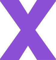 Small x Icon vector