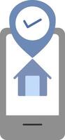 Gps Tracker Flat Icon vector