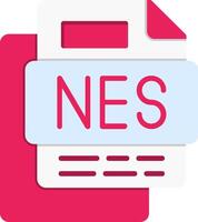 NES File Flat Icon vector