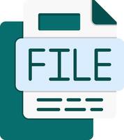 File Flat Icon vector