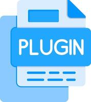 Plugin File Flat Icon vector