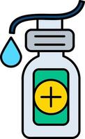 Sanitation Line Filled Icon vector