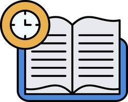 Continuous Learning Line Filled Icon vector