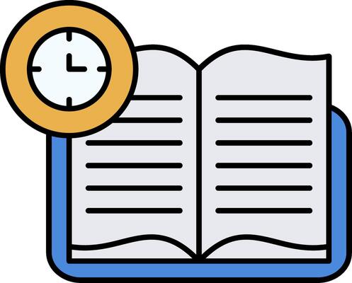 Continuous Learning Line Filled Icon