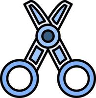 Tailor Line Filled Icon vector