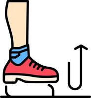 Stomp Line Filled Icon vector