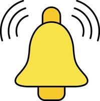 Alarm Line Filled Icon vector