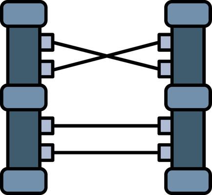 Laser Line Filled Icon