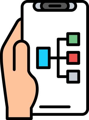 Structure Line Filled Icon