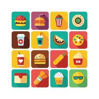 Food and Drink Icon Set Collection for Documents, Websites and Mobile Applications vector