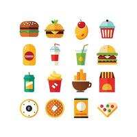 Food and Drink Icon Set Collection for Documents, Websites and Mobile Applications vector
