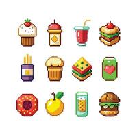 Food and Drink Icon Set Collection for Documents, Websites and Mobile Applications vector