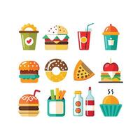 Food and Drink Icon Set Collection for Documents, Websites and Mobile Applications vector