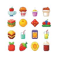Food and Drink Icon Set Collection for Documents, Websites and Mobile Applications vector