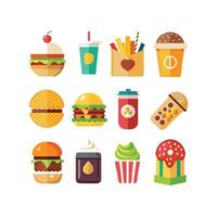 Food and Drink Icon Set Collection for Documents, Websites and Mobile Applications vector