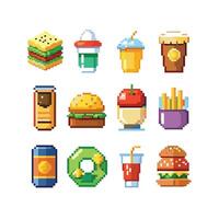 Food and Drink Icon Set Collection for Documents, Websites and Mobile Applications vector