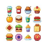 Food and Drink Icon Set Collection for Documents, Websites and Mobile Applications vector