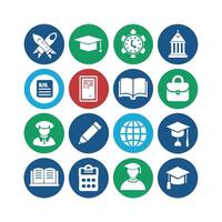 Education Icon Set Collection for Documents, Websites and Mobile Applications vector