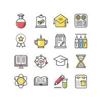 Education Icon Set Collection for Documents, Websites and Mobile Applications vector