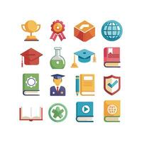 Education Icon Set Collection for Documents, Websites and Mobile Applications vector