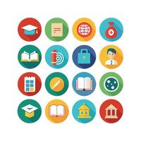 Education Icon Set Collection for Documents, Websites and Mobile Applications vector