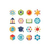 Education Icon Set Collection for Documents, Websites and Mobile Applications vector