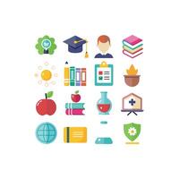 Education Icon Set Collection for Documents, Websites and Mobile Applications vector