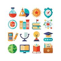 Education Icon Set Collection for Documents, Websites and Mobile Applications vector