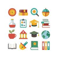 Education Icon Set Collection for Documents, Websites and Mobile Applications vector