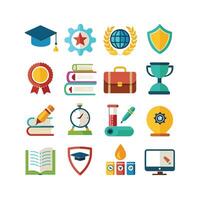 Education Icon Set Collection for Documents, Websites and Mobile Applications vector