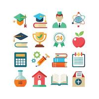 Education Icon Set Collection for Documents, Websites and Mobile Applications vector
