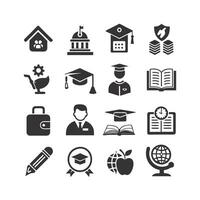 Education Icon Set Collection for Documents, Websites and Mobile Applications vector