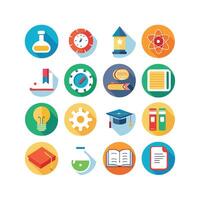 Education Icon Set Collection for Documents, Websites and Mobile Applications vector