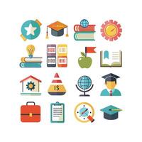 Education Icon Set Collection for Documents, Websites and Mobile Applications vector