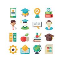 Education Icon Set Collection for Documents, Websites and Mobile Applications vector