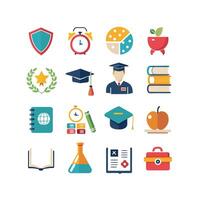 Education Icon Set Collection for Documents, Websites and Mobile Applications vector