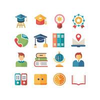 Education Icon Set Collection for Documents, Websites and Mobile Applications vector