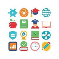 Education Icon Set Collection for Documents, Websites and Mobile Applications vector