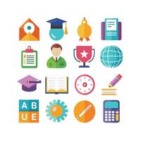 Education Icon Set Collection for Documents, Websites and Mobile Applications vector
